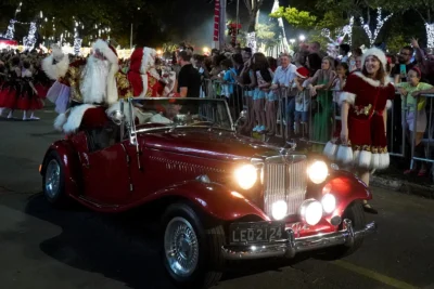 Parada de Natal vai levar toda a magia da data para o Parque dos Ingás