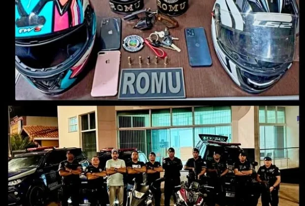 Forças de segurança unem esforços e desarmam quadrilha de roubo de motocicletas na região