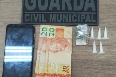 GCM surpreende indivíduo com drogas no bairro Itamaraty em Artur Nogueira