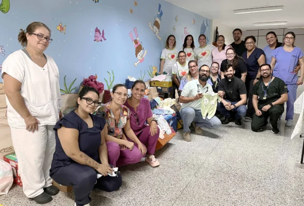 Hospital Municipal recebe doação de itens para recém-nascidos