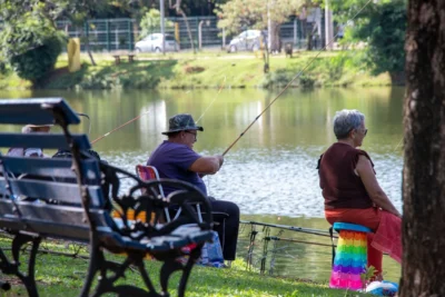 HOJE TEM PESCA LIBERADA NO PARQUE DOS LAGOS