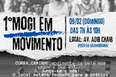 “MOGI EM MOVIMENTO”: SEJEL PROMOVERÁ MANHÃ DE ATIVIDADES ESPORTIVAS NA AVENIDA ADIB CHAIB