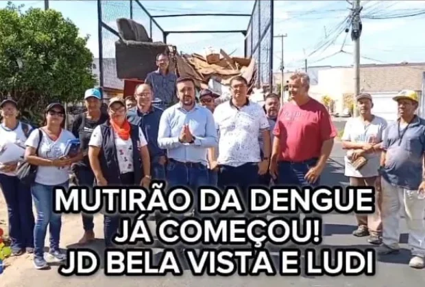 Prefeitura de Estiva Gerbi inicia ação de combate à dengue