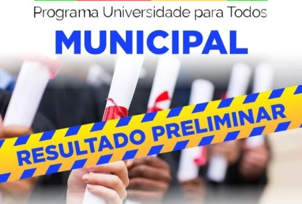 PREFEITURA DIVULGA HOJE RELAÇÃO PRELIMINAR DE APROVADOS NO PROUNI MUNICIPAL