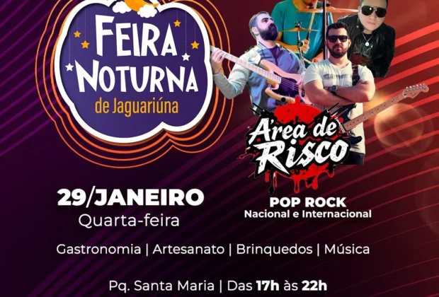 FEIRA NOTURNA AGITA O PARQUE SANTA MARIA NESTA QUARTA