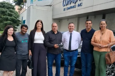 PREFEITO E VEREADORES VISITAM ESTRUTURA DA SALUSMED