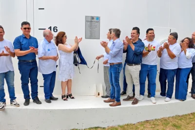 Com capacidade para 2,8 milhões de litros de água, novo reservatório é inaugurado na Zona Sul de Mogi Guaçu