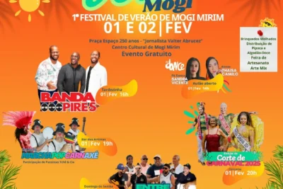 PROGRAMAÇÃO DO 1º FESTIVAL DE VERÃO DE MOGI MIRIM