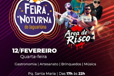 HOJE TEM FEIRA NOTURNA NO PARQUE SANTA MARIA