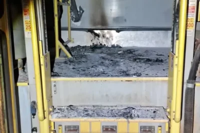 Polícia Civil investiga incêndio em ônibus escolar em Artur Nogueira