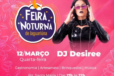 FEIRA NOTURNA DE HOJE CELEBRA O MÊS DA MULHER