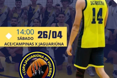 Vôlei Adulto Masculino de Jaguariúna Estreia Neste Sábado na V Copa Jaguariúna