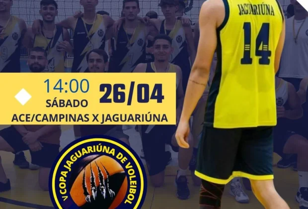 Vôlei Adulto Masculino de Jaguariúna Estreia Neste Sábado na V Copa Jaguariúna