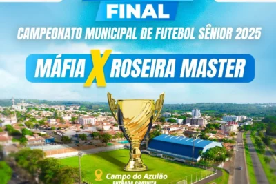 MÁFIA E ROSEIRA MASTER DECIDEM DOMINGO NO AZULÃO O CAMPEONATO DE FUTEBOL SÊNIOR