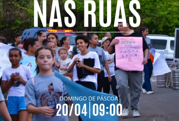 Evangelismo de Páscoa leva fé e solidariedade às ruas de Santo Antônio de Posse neste domingo