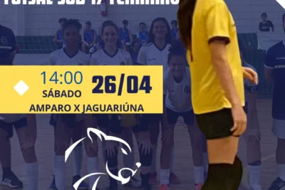 Seleção Feminina de Futsal de Jaguariúna Realiza Amistoso em Amparo neste Sábado