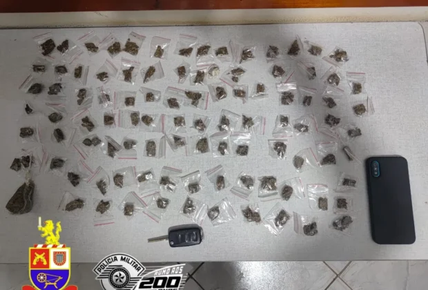 Homem é preso por tráfico de drogas e receptação de veículo roubado em Cosmópolis