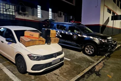Trio é preso com café furtado de hipermercado; produto é avaliado em R$ 4 mil