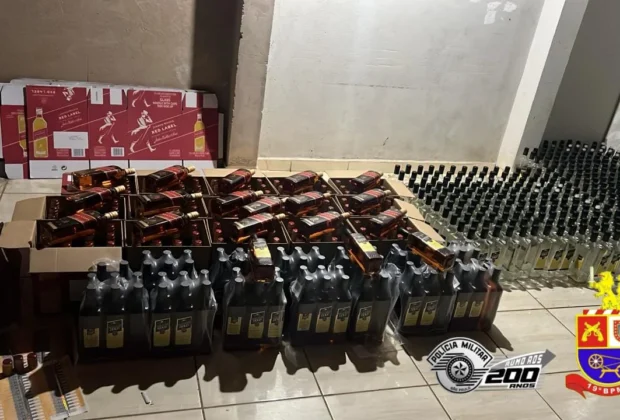 Polícia Militar flagra falsificação de bebidas alcoólicas em Cosmópolis