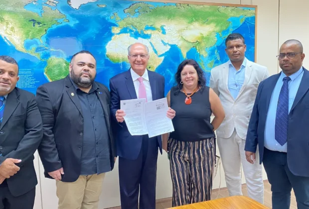 Vereadores de Holambra se reúnem com Vice-Presidente Geraldo Alckmin em Brasília