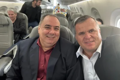 Prefeito e vice de Santo Antônio de Posse buscam recursos em Brasília
