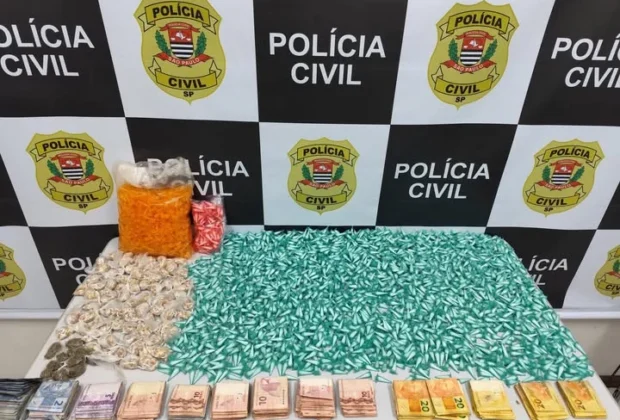 Polícia Civil prende dois por tráfico durante operação em Pedreira