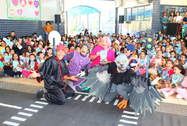 Rede Municipal de Ensino recebe peça teatral educativa “O Trânsito do Bem” nesta quinta e sexta-feira