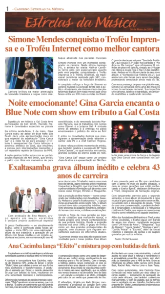 Estrela da Música  09-05-25