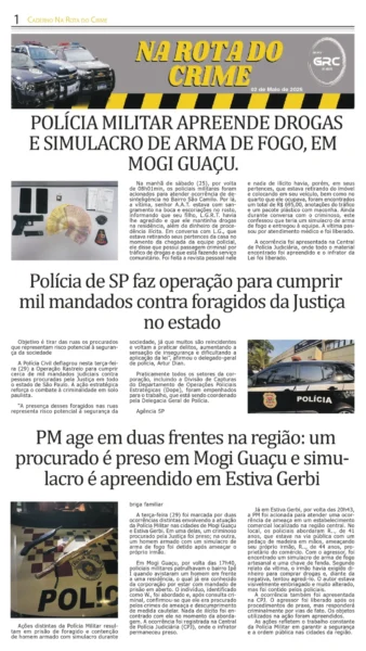 Na Rota do Crime 02-05-25