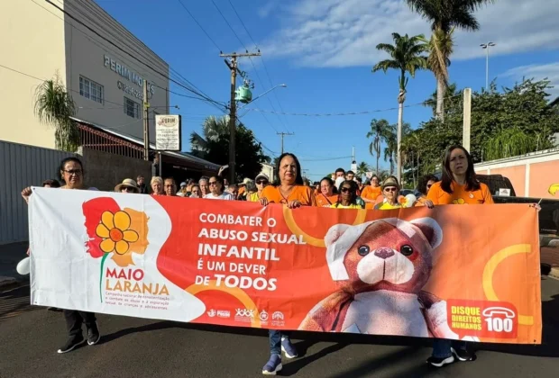 Caminhada do Maio Laranja mobiliza mais de 300 pessoas em Santo Antônio de Posse