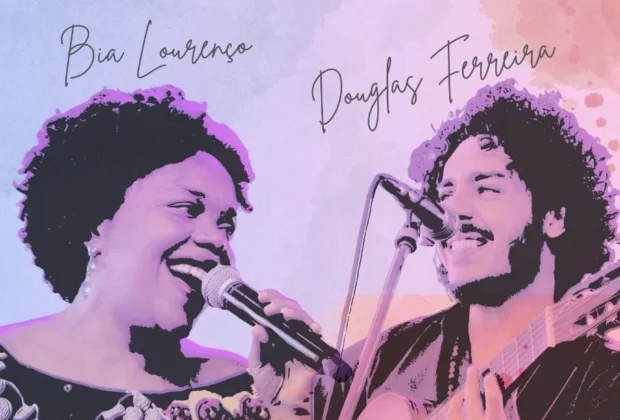 Bia Lourenço e Douglas Ferreira apresentam o show “Samba, amor e outras histórias” no próximo dia 30, sexta-feira