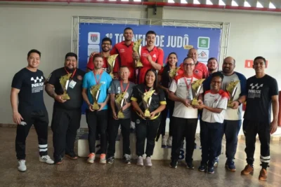 Com 11 medalhas, judô itapirense fica entre as dez melhores equipes no Torneio da Inbrade