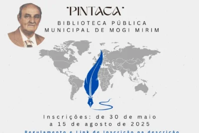 VEM AÍ O 15º CONCURSO LITERÁRIO “ORLANDO BRONZATTO – PINTACA”!