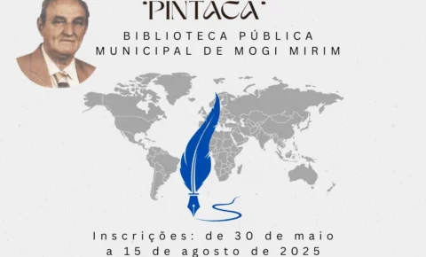 VEM AÍ O 15º CONCURSO LITERÁRIO “ORLANDO BRONZATTO – PINTACA”!
