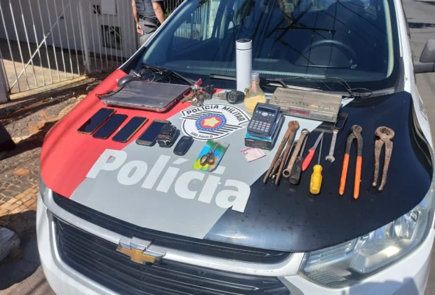 Homem é preso após furto a residência no Bairro Tucura em Mogi Mirim