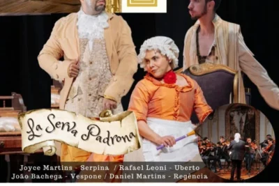 Ópera cômica “La Serva Padrona” chega ao Teatro Castro Mendes no dia 23 de maio