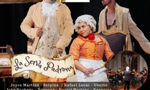 Ópera cômica “La Serva Padrona” chega ao Teatro Castro Mendes no dia 23 de maio