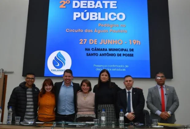 Santo Antônio de Posse sedia debate público sobre pedágios no Circuito das Águas