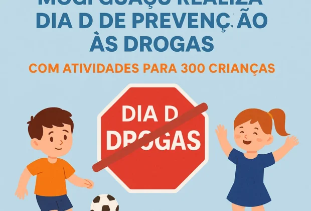 Mogi Guaçu realiza Dia D de Prevenção às Drogas com atividades para 300 crianças