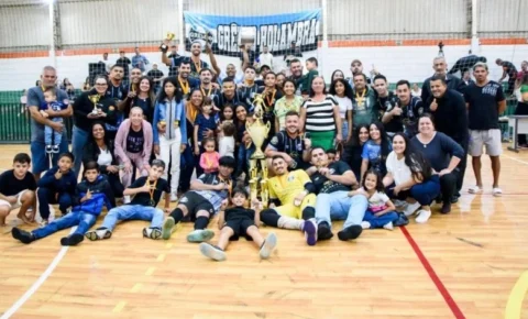  Grêmio Holambra conquista título do Campeonato Municipal de Futsal