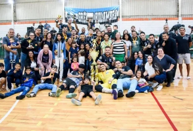  Grêmio Holambra conquista título do Campeonato Municipal de Futsal