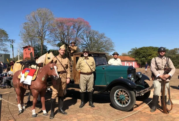EVENTO EM JAGUARIÚNA MARCA O 9 DE JULHO COM ENCENAÇÃO DOS ÚLTIMOS MOMENTOS DA REVOLUÇÃO DE 1932