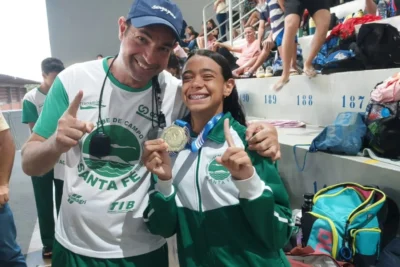 Lívia é ouro e bronze e Santa Fé volta para Itapira como a 10ª melhor equipe do no Paulista Juvenil