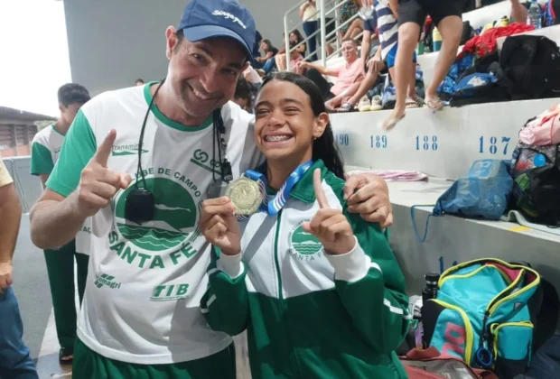 Lívia é ouro e bronze e Santa Fé volta para Itapira como a 10ª melhor equipe do no Paulista Juvenil