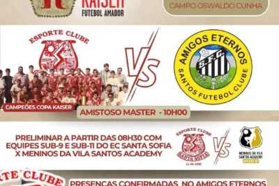 Santa Sofia comemora os 30 anos de conquista da Copa Kaiser neste sábado, 7 de junho