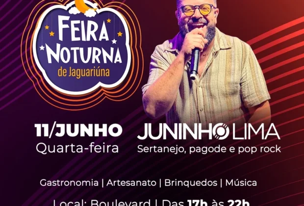 FEIRA NOTURNA DESTA QUARTA SERÁ NO BOULEVARD DO CENTRO CULTURAL
