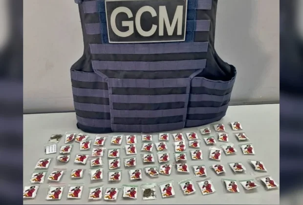 GCM de Mogi Guaçu prende jovem de 18 anos por tráfico de drogas