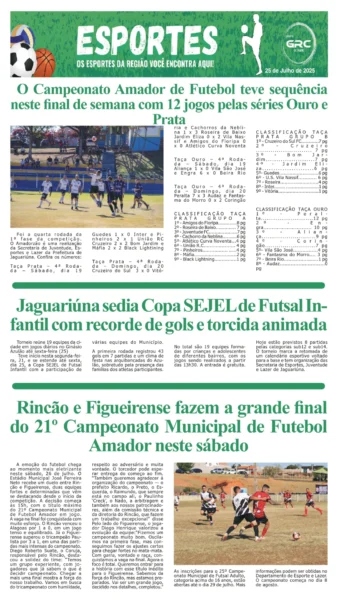 Esportes 25-07-25