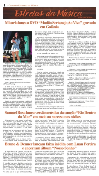 Estrela da Música 25-07-25