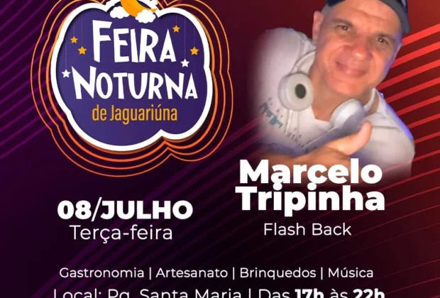 FERIADO DO 9 DE JULHO ANTECIPA FEIRA NOTURNA DE JAGUARIÚNA PARA ESTA TERÇA
